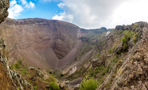 Vesuvius volcano crater — Stock Photo, Image