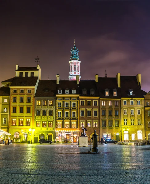 Varşova'daki eski şehir sqare — Stok fotoğraf