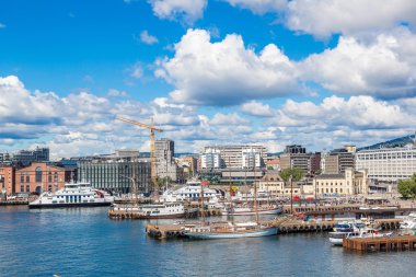 Oslo manzarası ve liman