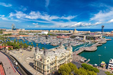 Port vell Barcelona, İspanya