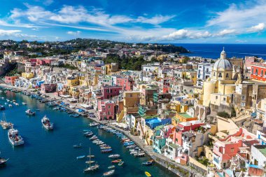 Procida Island yaz gün