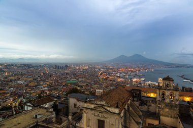 Napoli ve İtalya Vezüv Yanardağı
