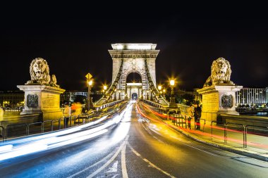 Macaristan gece kentsel sahne