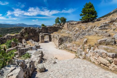 Lion Gate in Mycenae, Greece clipart