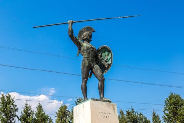 Sparta kralı Leonidas heykeli