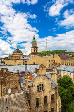 Güzel Lviv cityscape