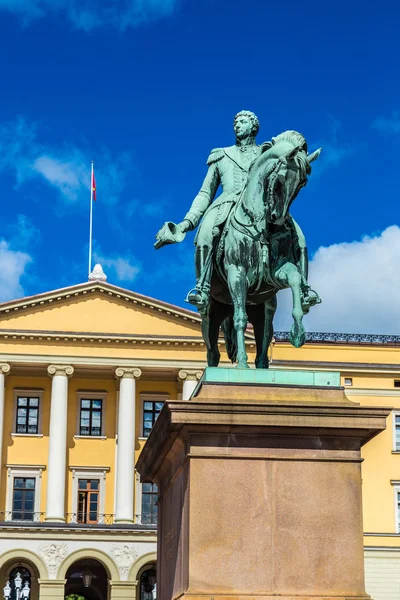 Socha z norského krále v Oslu — Stock fotografie