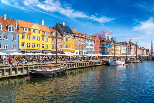 Nyhavn district in Copenhagen — Stock Photo, Image