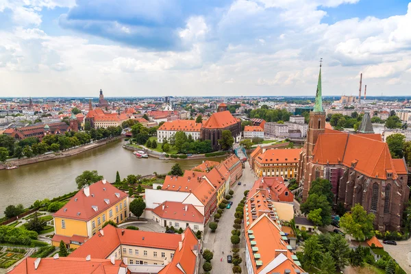 Wroclaw, nyári nap, Lengyelország — Stock Fotó