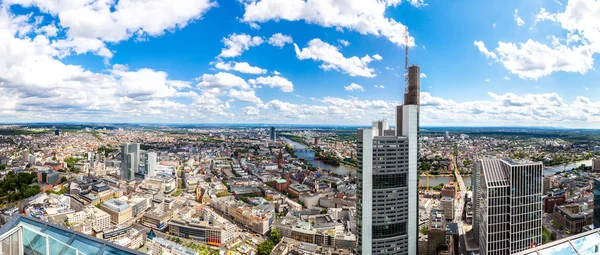 Finanzviertel in Frankfurt — Stockfoto