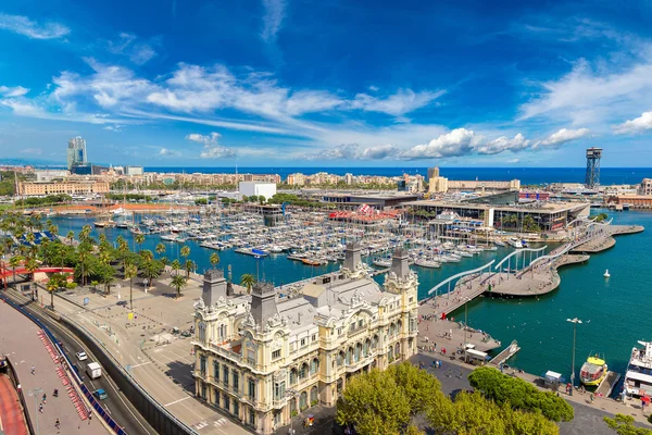 Port vell v Barceloně, Španělsko — Stock fotografie