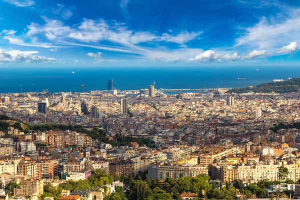 Vista panorâmica de Barcelona — Fotografia de Stock