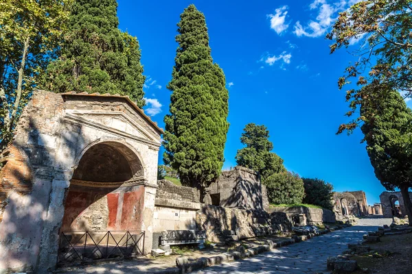 Pompeii stad ruïnes — Stockfoto