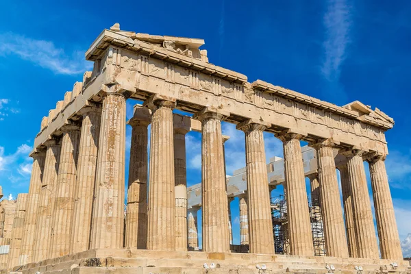 Templo de Parthenon em Acropolis em Atenas — Fotografia de Stock