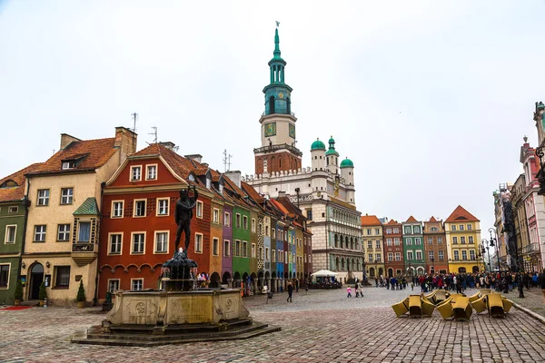 Stary rynek w Poznaniu — Zdjęcie stockowe