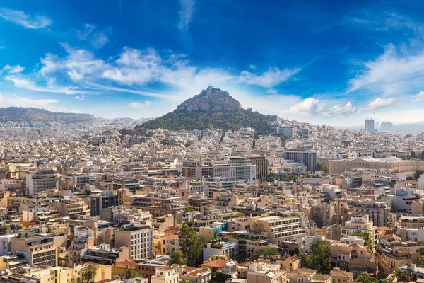 Lycabettus-hügel in athens, griechenland — Stockfoto