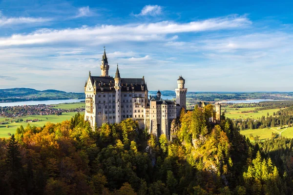 Castelo de Neuschwanstein na Alemanha — Fotografia de Stock