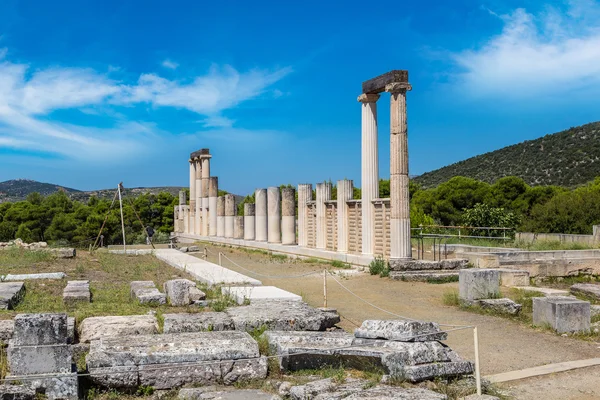 Ruinen in epidavros, Griechenland — Stockfoto