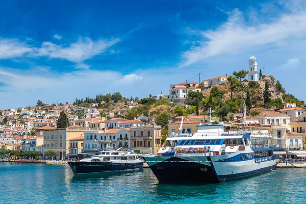 Poros Adası yaz gün — Stok fotoğraf