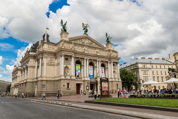 Lviv akademik opera ve bale Tiyatrosu — Stok fotoğraf