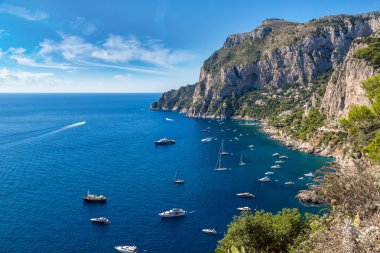 Capri Adası yaz gün