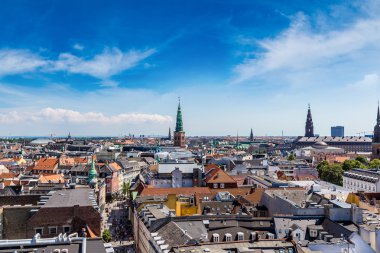 Kopenhag şehir. Güzel yaz günü