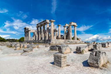 Aphaia Tapınağı Aegina Island, Yunanistan