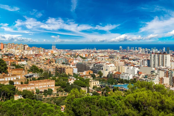 Panoramic view of Barcelona — Stock Photo, Image