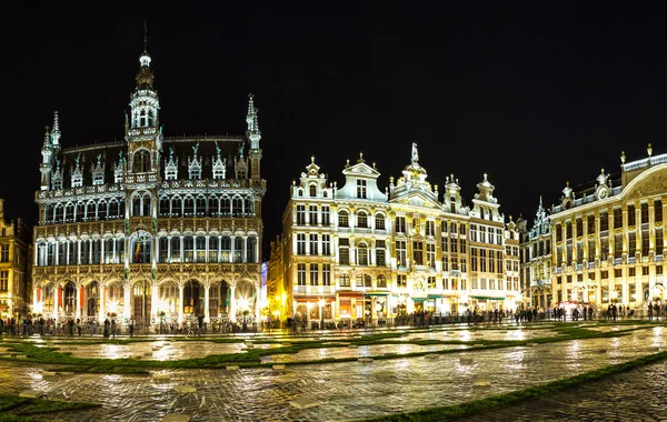 Panoramy Grand Place w Brukseli — Zdjęcie stockowe