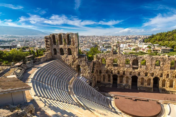 Teatro antico in Grecia, Athnes — Foto Stock