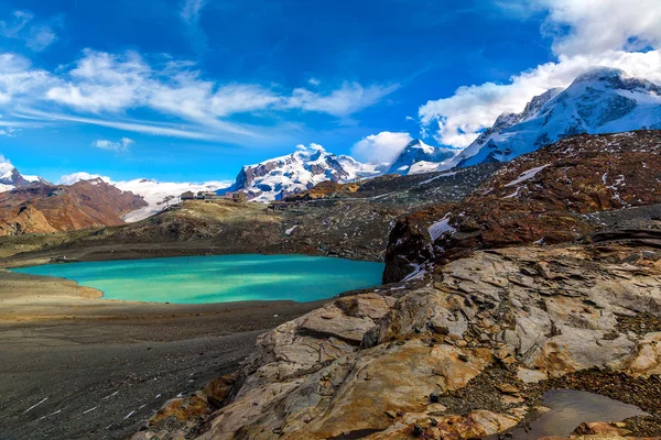 Alpes paisagem montanhosa na Suíça — Fotografia de Stock