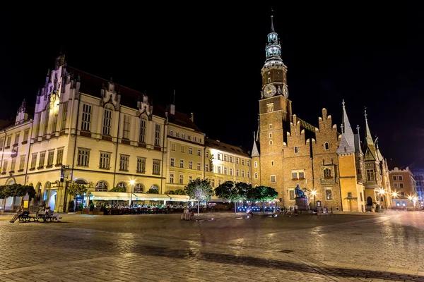 Antiguo ayuntamiento en wroclaw — Foto de Stock