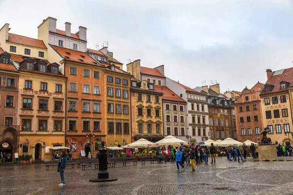 Old town square in Warsaw — Stock Photo, Image