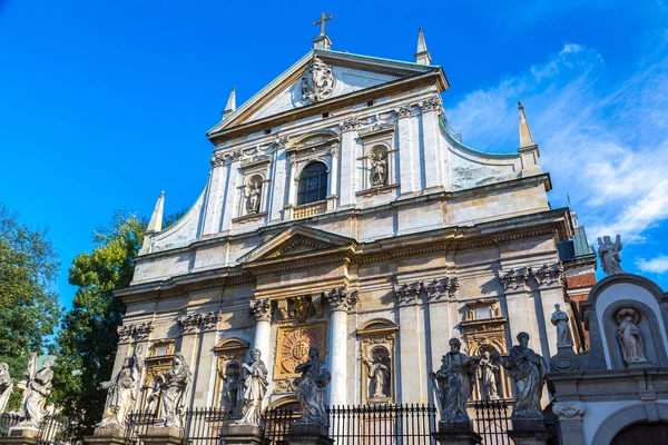 Iglesia de San Pedro y San Pablo en Cracovia — Foto de Stock
