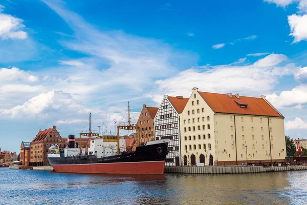 SS SOLDEK en el río Motlawa en Gdansk —  Fotos de Stock