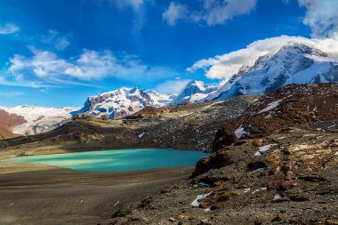 İsviçre Alpleri dağ manzarası