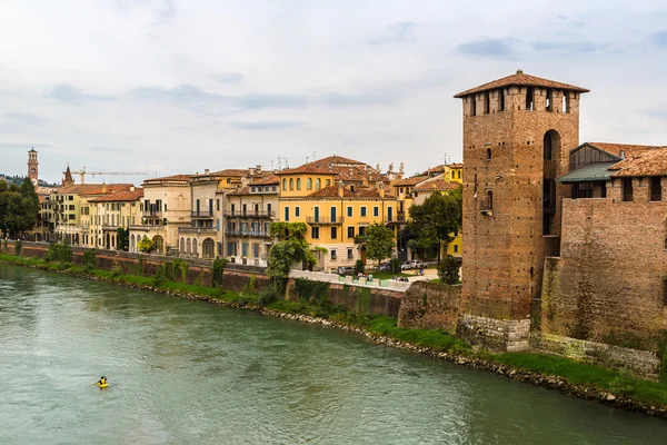 Castelvecchio Veronában, Olaszországban — Stock Fotó