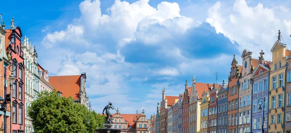 Gdansk, Old City, Long Market street — Stock Photo, Image