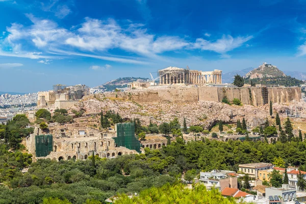 Acropolis in een mooie zomerdag — Stockfoto