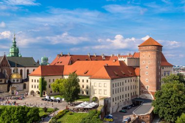 Wawel Katedrali güneşli, Polonya