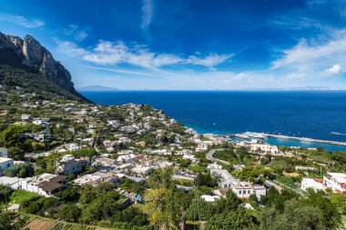 Capri Adası yaz gün