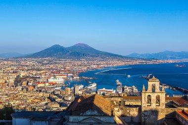 Napoli ve İtalya Vezüv Yanardağı