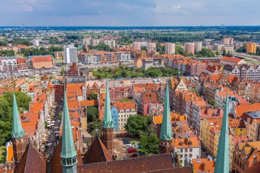 Gdansk, Polonya 'daki eski bir kasaba