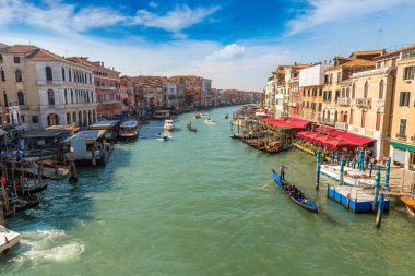 Venedik, İtalya 'daki Kanal Grande
