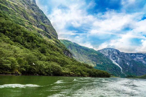 Vista a Sognefjord en Noruega — Foto de Stock