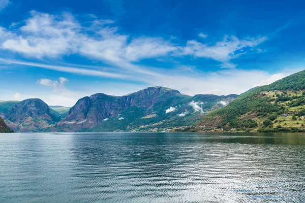 Blick auf den Sognefjord in Norwegen — Stockfoto