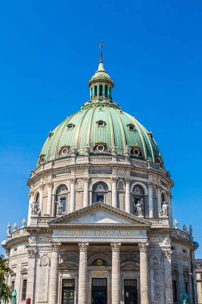 De marmeren kerk in Kopenhagen, Denemarken — Stockfoto