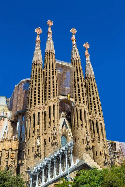 Sagrada Familia in giorno d'estate — Foto Stock