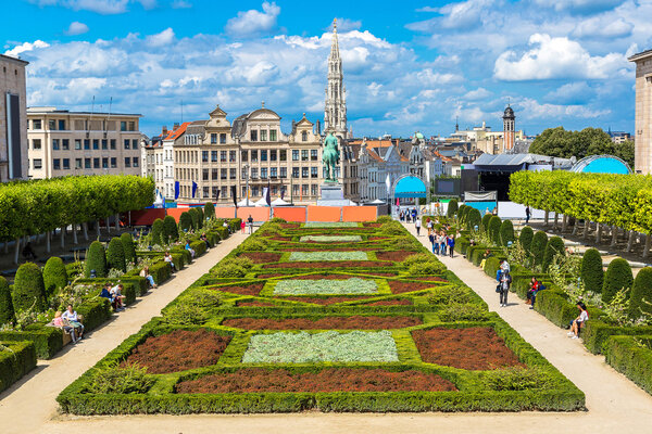 Brussels in a beautiful summer day