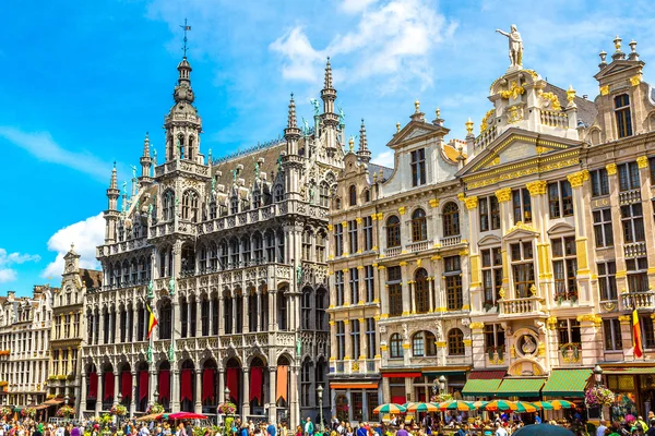 The grand place i Bryssel — Stockfoto